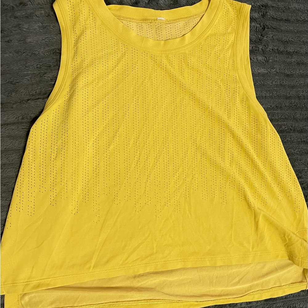 Lululemon Yellow Tank Top